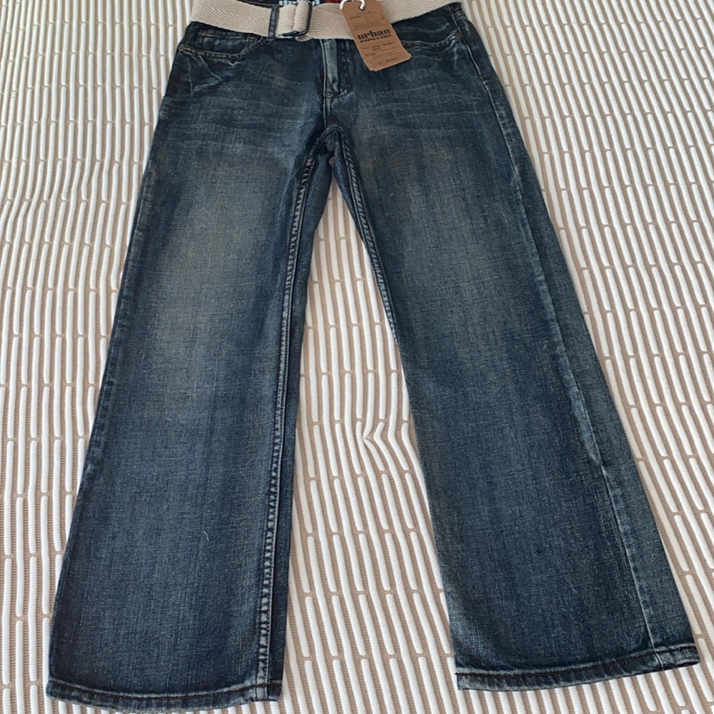 Urban pipeline boot cut jeans